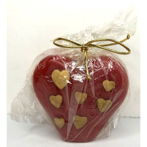 Vintage Colonial Candle of Cape Cod Valentine's Day Heart Candle New 3" SKU H397